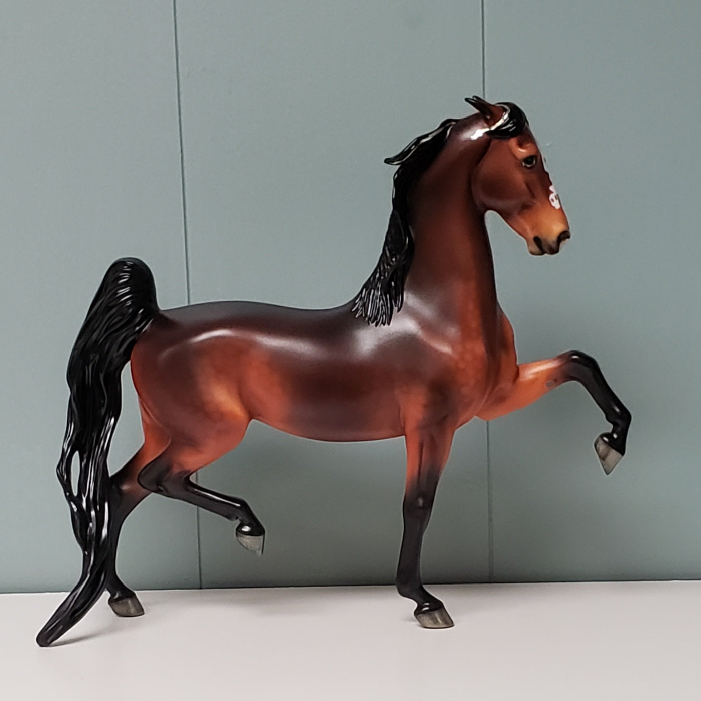 Fairer Than Thou LE-9 Snow White's Evil Witch LE Dappled Bay Deco Pinned Ear Saddlebred Mare By Ellen Robbins Fairy Tale Series - Pre Order - FTL24