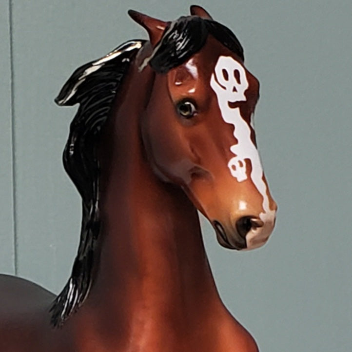 Fairer Than Thou LE-9 Snow White&#39;s Evil Witch LE Dappled Bay Deco Pinned Ear Saddlebred Mare By Ellen Robbins Fairy Tale Series - Pre Order - FTL24