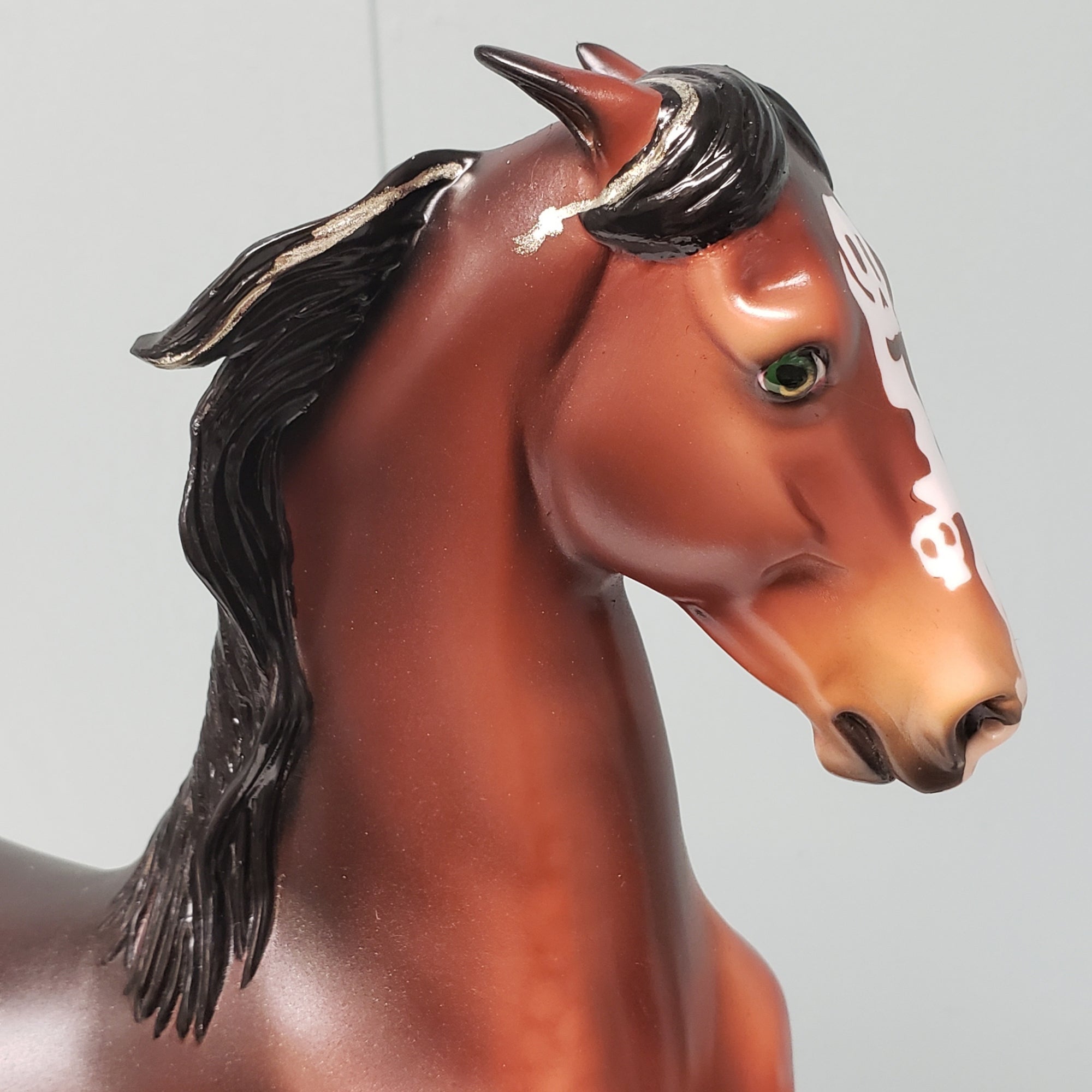 Fairer Than Thou LE-9 Snow White&#39;s Evil Witch LE Dappled Bay Deco Pinned Ear Saddlebred Mare By Ellen Robbins Fairy Tale Series - Pre Order - FTL24
