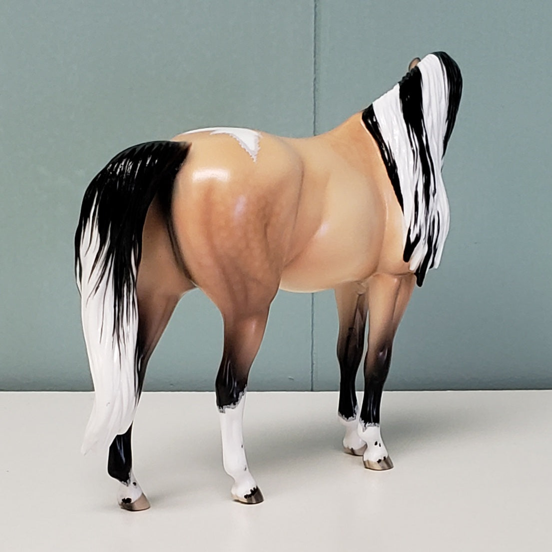 Katy OOAK Dappled Buckskin Tobiano Custom Arab Mare By Ellen Robbins - Best Offer 4/23/24