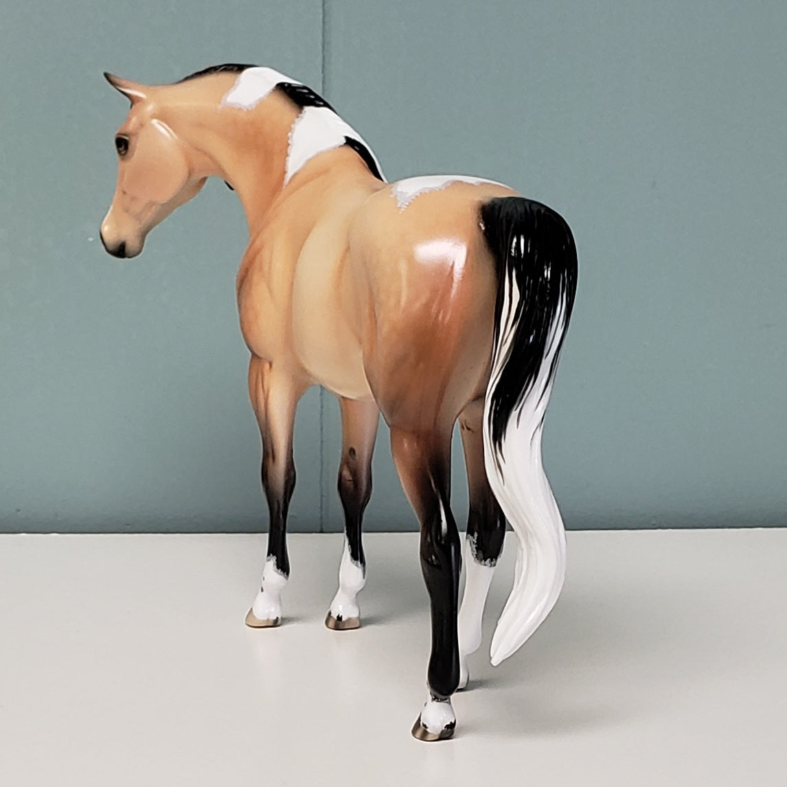 Katy OOAK Dappled Buckskin Tobiano Custom Arab Mare By Ellen Robbins - Best Offer 4/23/24