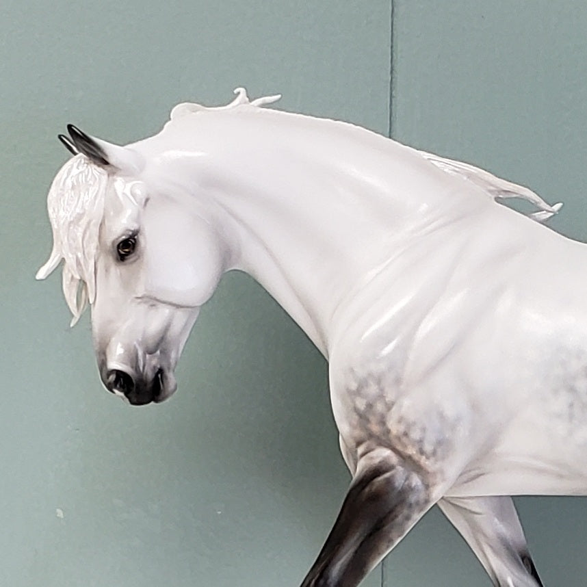 Laurenti OOAK Dappled Rose Grey Custom Irish Draught By Jess Hamill - Best Offer 4/23/24