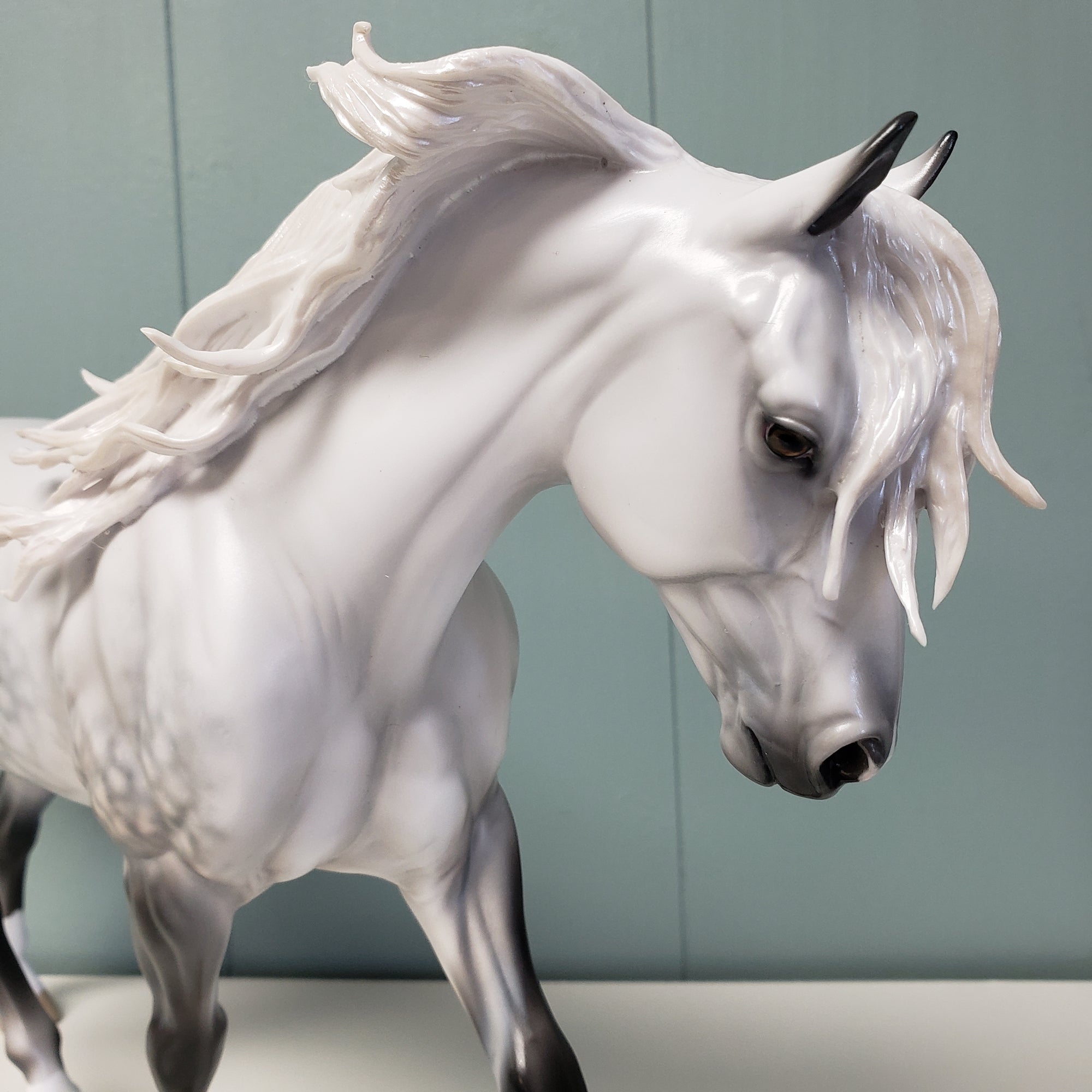 Laurenti OOAK Dappled Rose Grey Custom Irish Draught By Jess Hamill - Best Offer 4/23/24