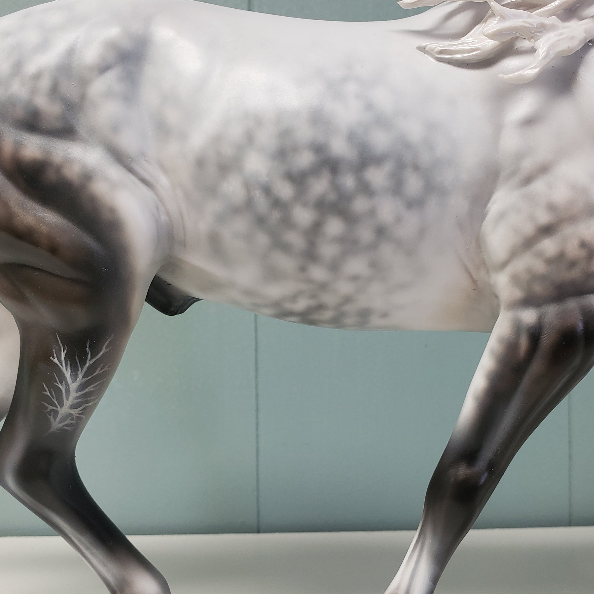 Laurenti OOAK Dappled Rose Grey Custom Irish Draught By Jess Hamill - Best Offer 4/23/24