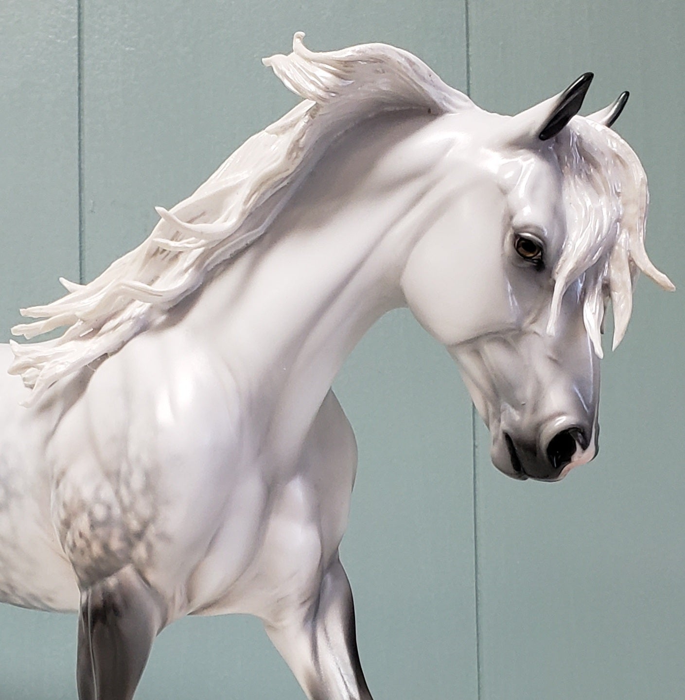 Laurenti OOAK Dappled Rose Grey Custom Irish Draught By Jess Hamill - Best Offer 4/23/24