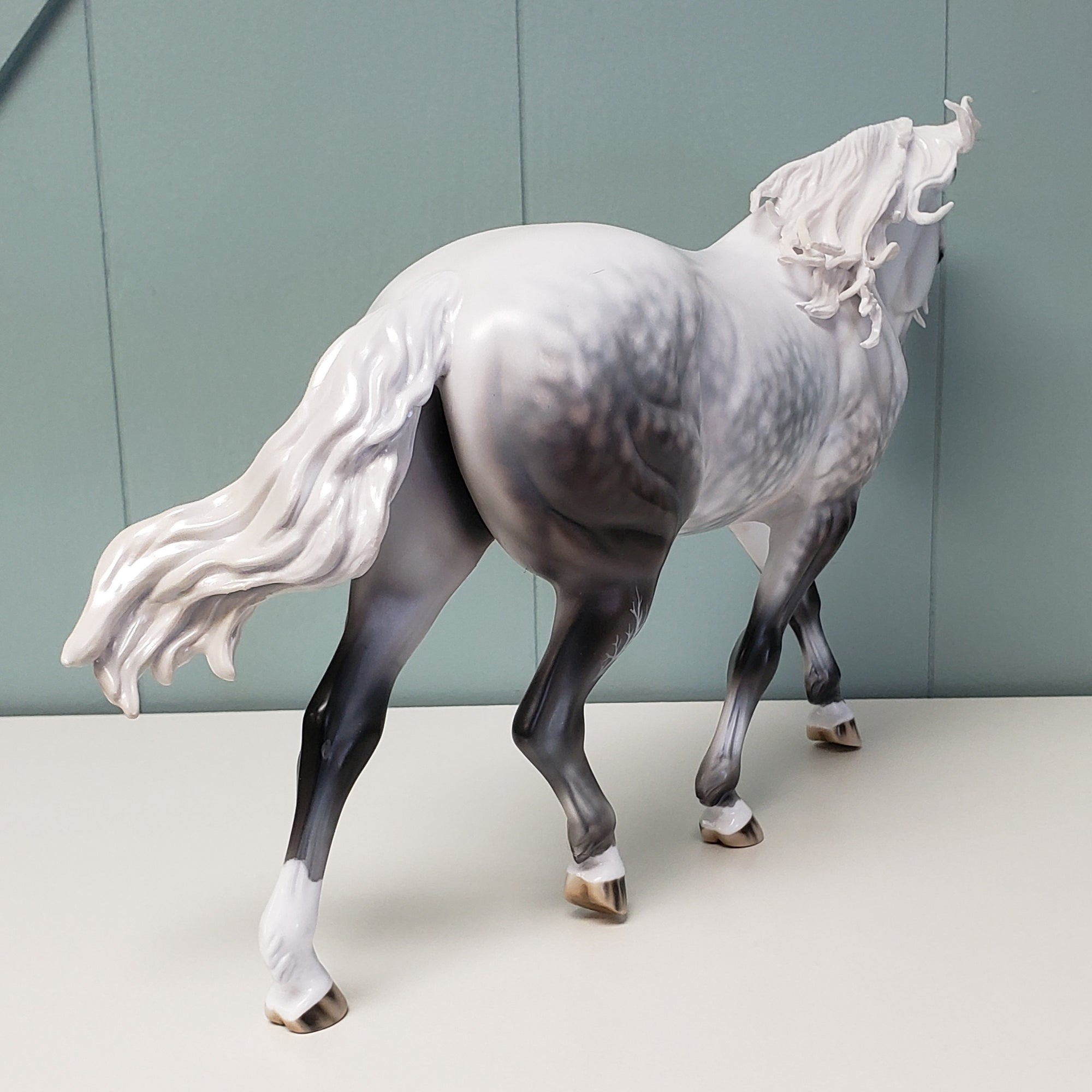 Laurenti OOAK Dappled Rose Grey Custom Irish Draught By Jess Hamill - Best Offer 4/23/24