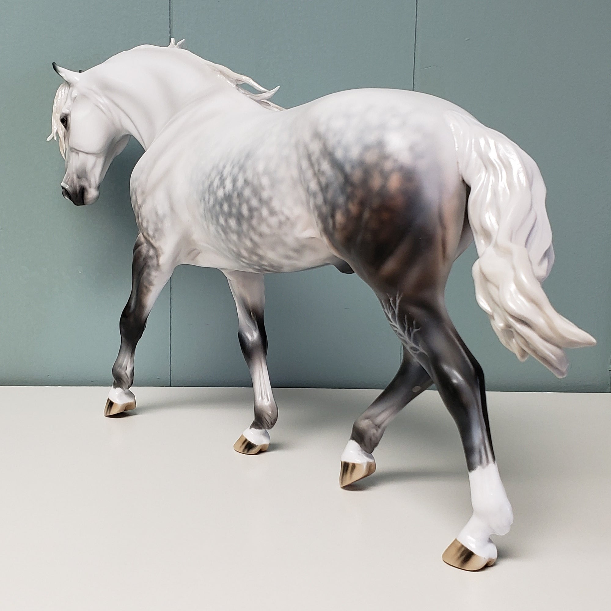 Laurenti OOAK Dappled Rose Grey Custom Irish Draught By Jess Hamill - Best Offer 4/23/24