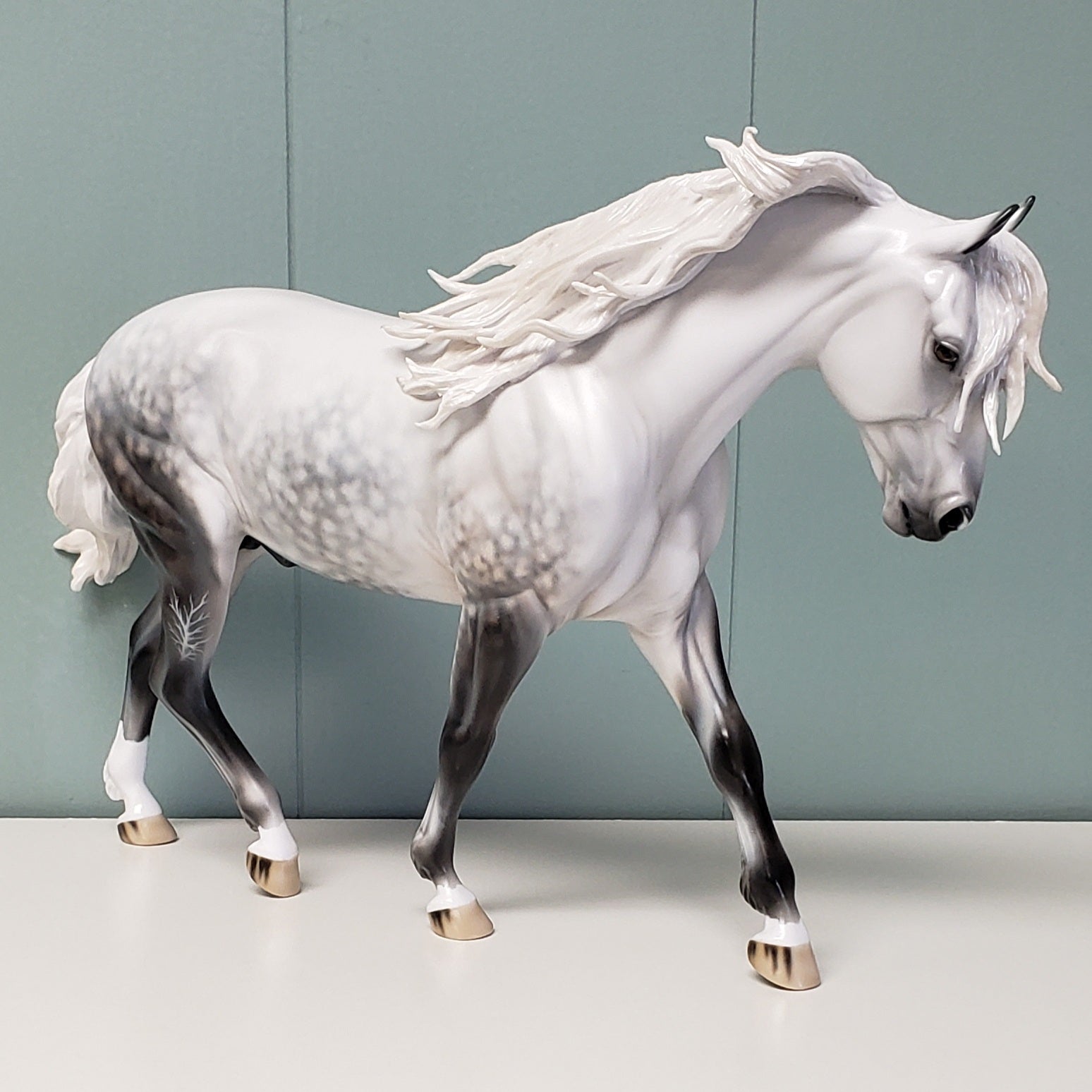 Laurenti OOAK Dappled Rose Grey Custom Irish Draught By Jess Hamill - Best Offer 4/23/24