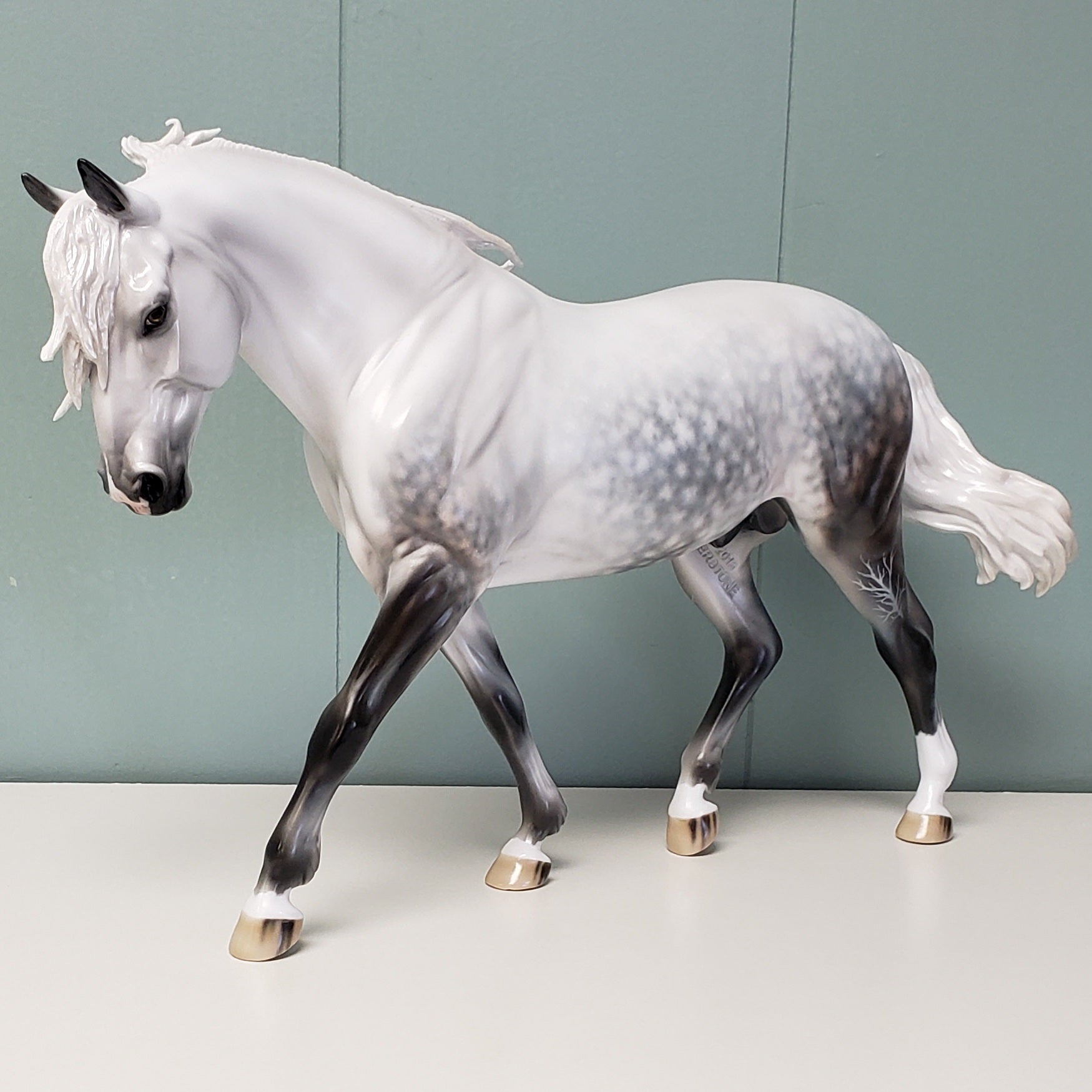 Laurenti OOAK Dappled Rose Grey Custom Irish Draught By Jess Hamill - Best Offer 4/23/24