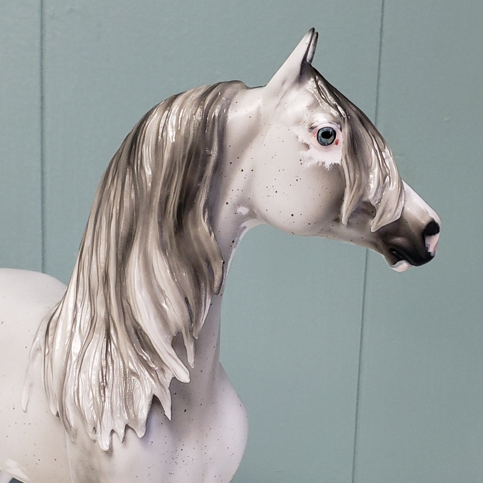 Kingswood OOAK Fleabitten Dappled Grey Sabino Custom Morgan By Ashley Palmer - Best Offer 4/23/24