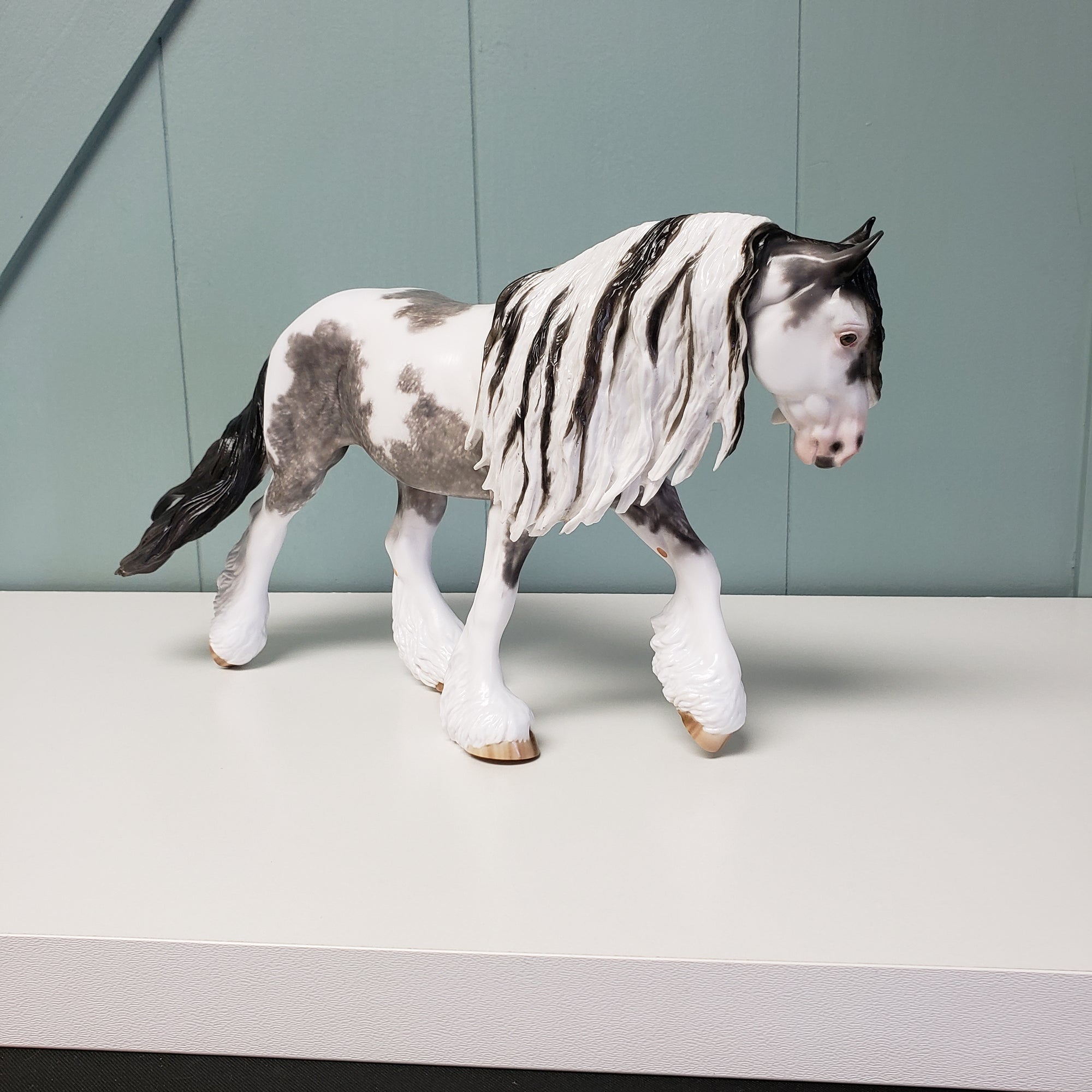 Cry Me A River OOAK Blue Roan Custom Irish Cob by Sheryl Leisure - Best Offer 4/23/24