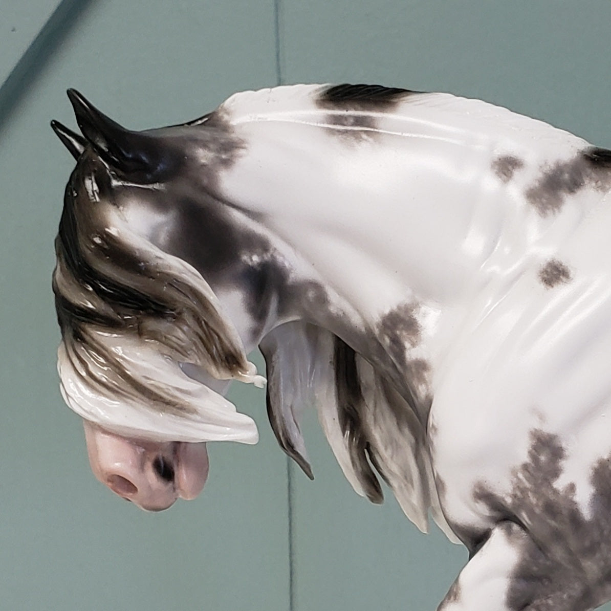 Cry Me A River OOAK Blue Roan Custom Irish Cob by Sheryl Leisure - Best Offer 4/23/24