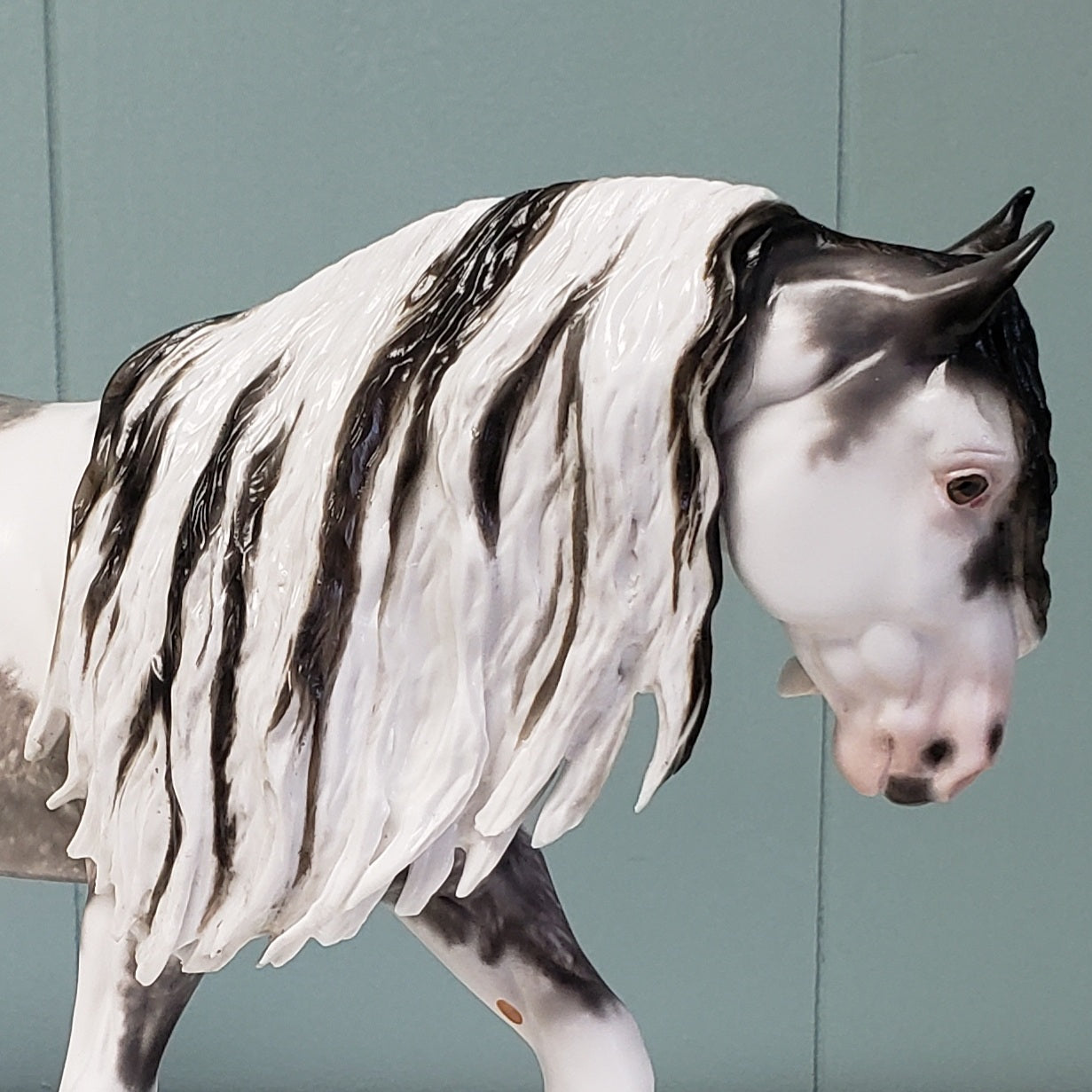 Cry Me A River OOAK Blue Roan Custom Irish Cob by Sheryl Leisure - Best Offer 4/23/24