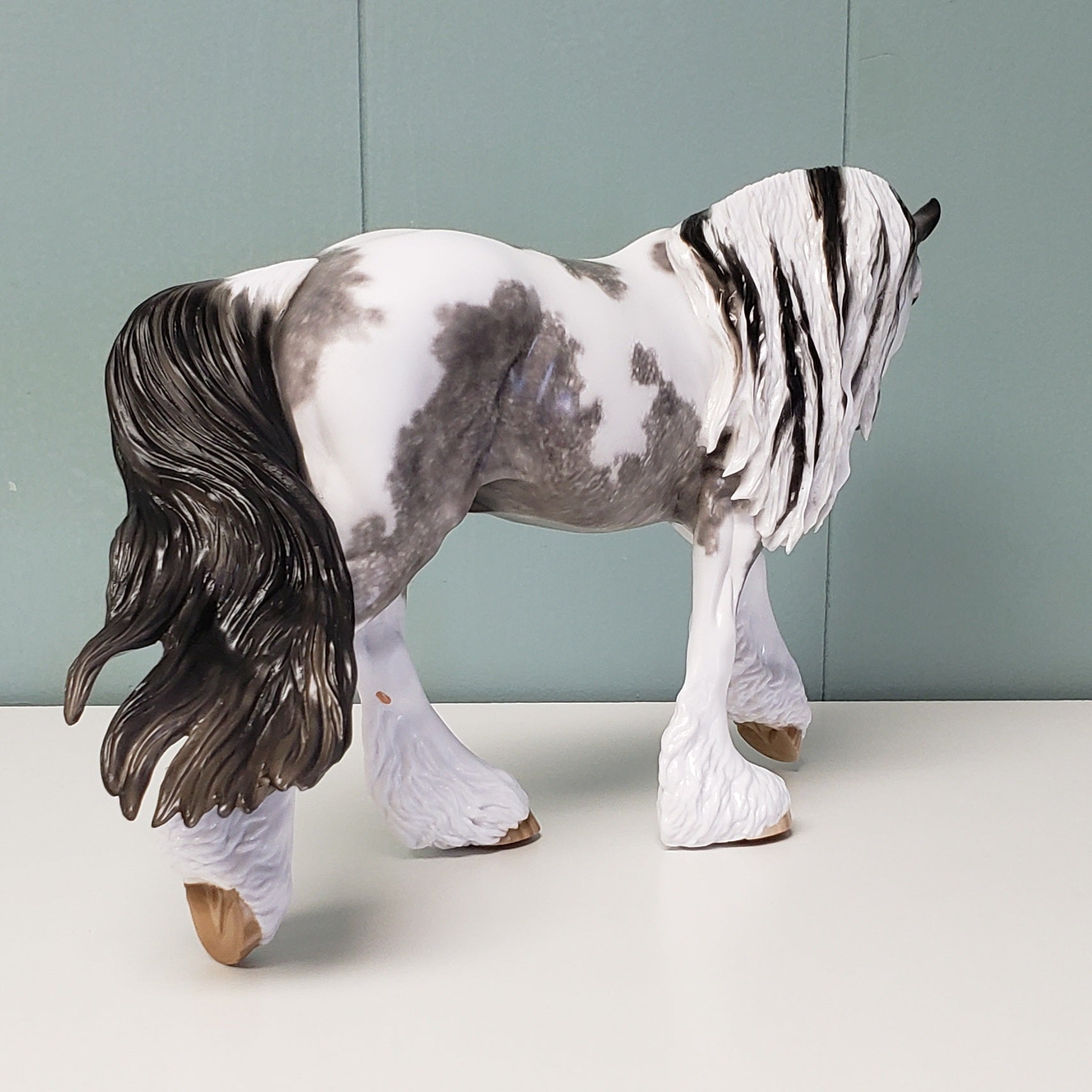 Cry Me A River OOAK Blue Roan Custom Irish Cob by Sheryl Leisure - Best Offer 4/23/24
