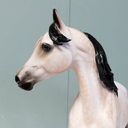 Baby I'll Wait OOAK Dappled Rose Grey Custom Arab Mare by Sheryl Leisure - Best Offer 4/23/24