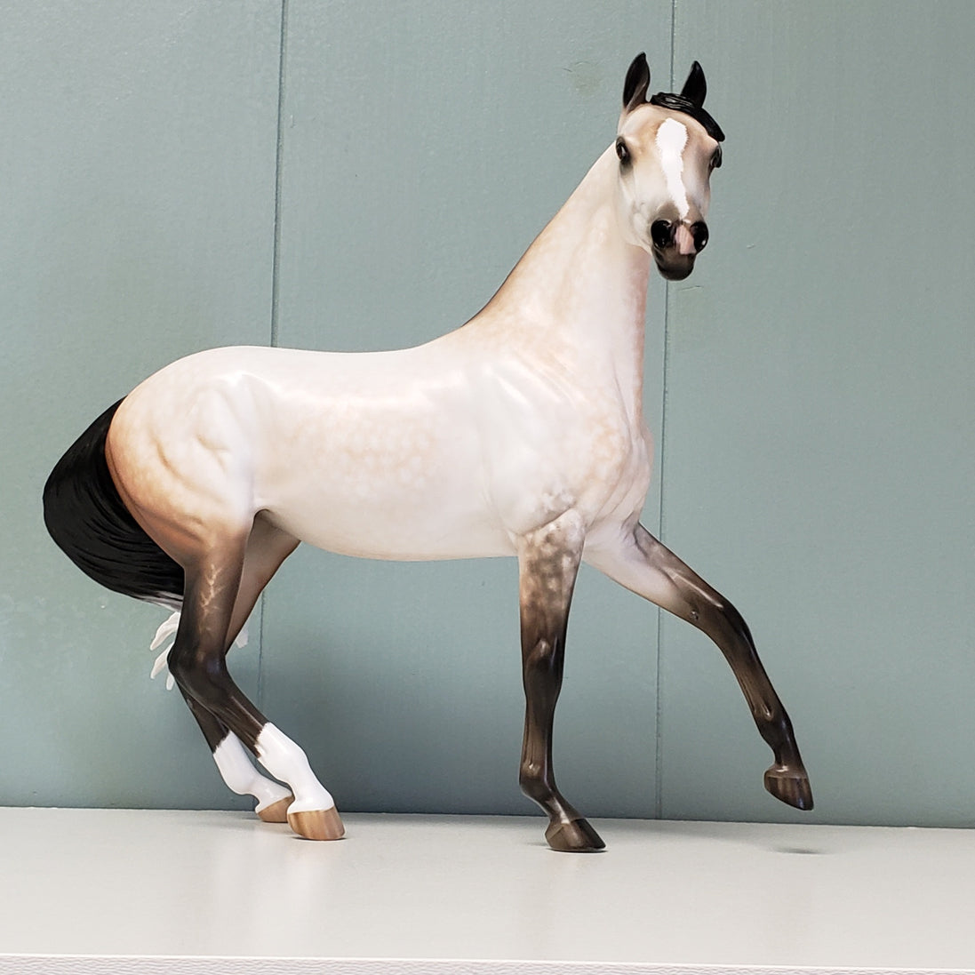 Baby I'll Wait OOAK Dappled Rose Grey Custom Arab Mare by Sheryl Leisure - Best Offer 4/23/24