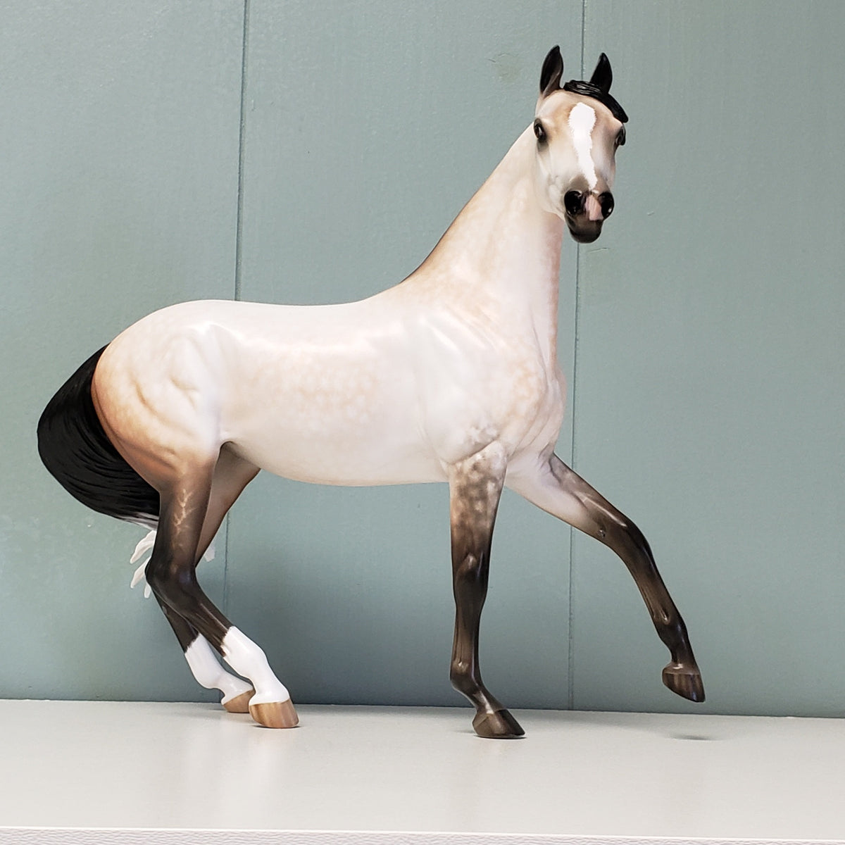 Baby I'll Wait OOAK Dappled Rose Grey Custom Arab Mare by Sheryl Leisure - Best Offer 4/23/24