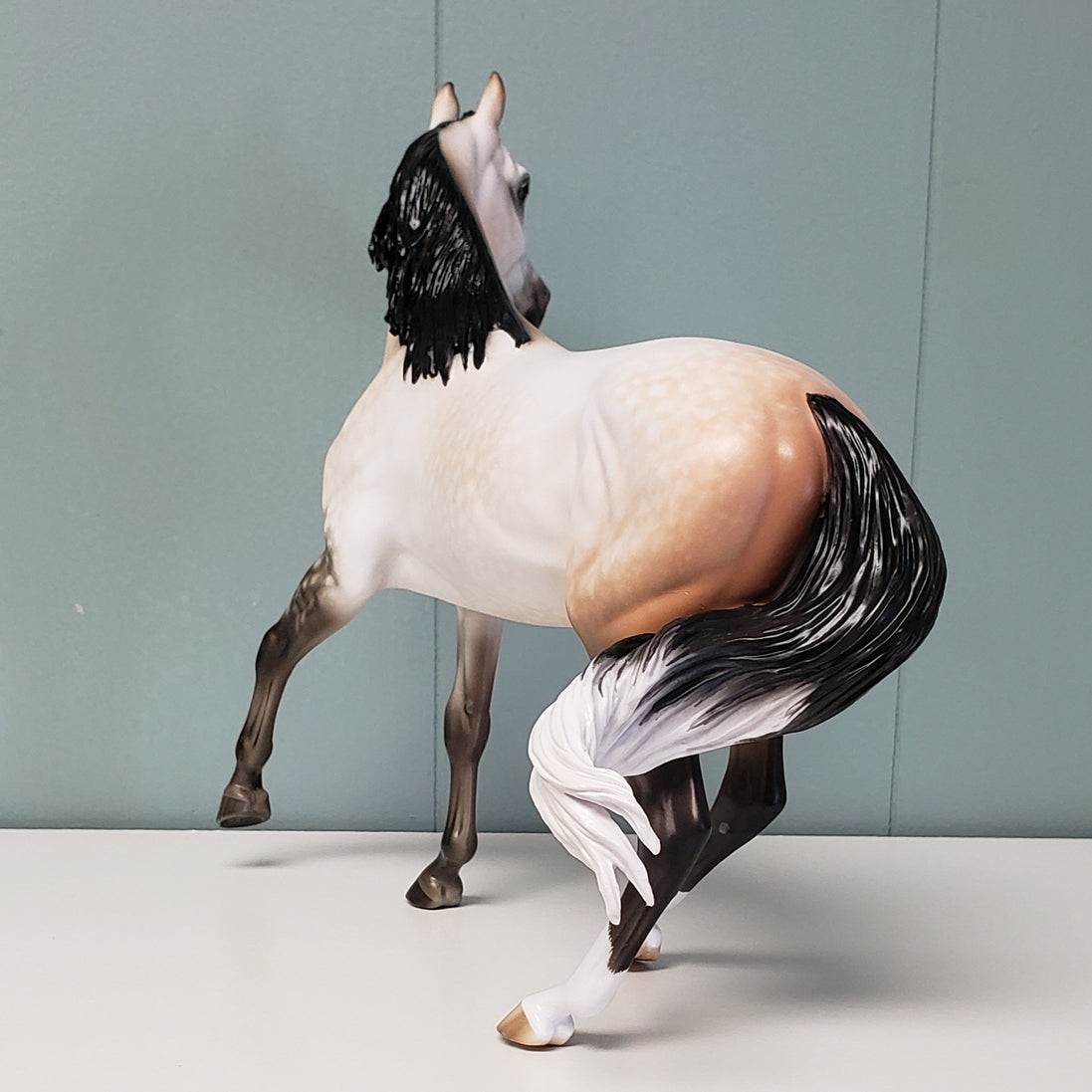 Baby I'll Wait OOAK Dappled Rose Grey Custom Arab Mare by Sheryl Leisure - Best Offer 4/23/24