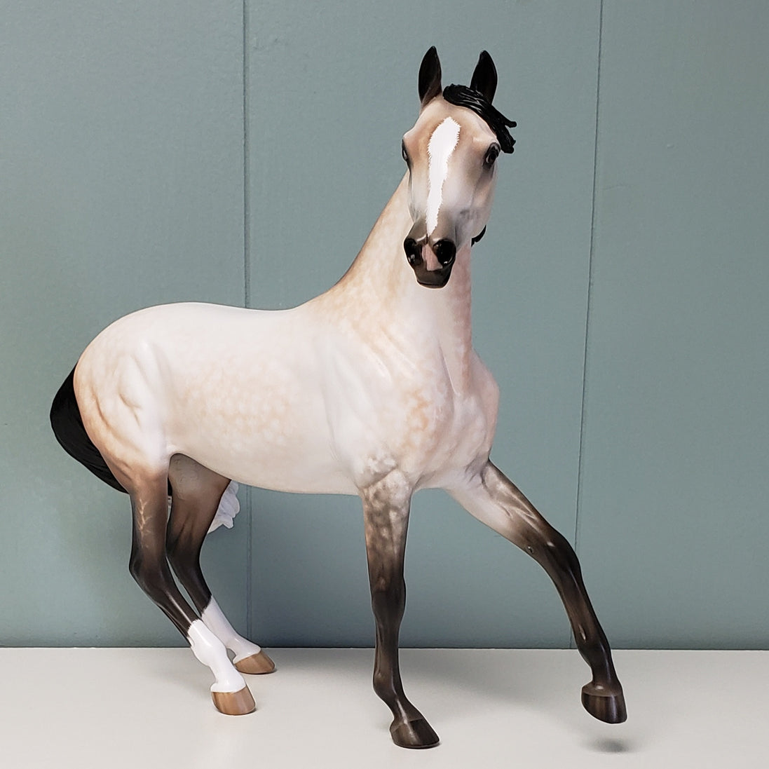 Baby I'll Wait OOAK Dappled Rose Grey Custom Arab Mare by Sheryl Leisure - Best Offer 4/23/24