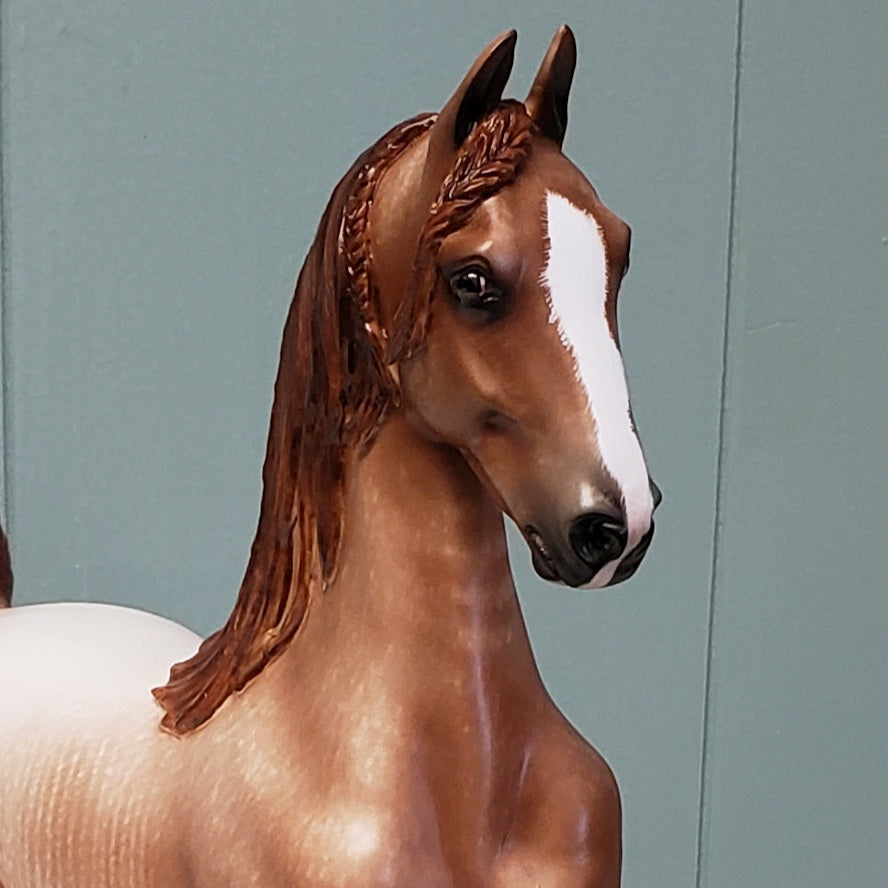 Goldkenn OOAK Roan Custom Saddlebred by Sheryl Leisure - Best Offer 4/23/24