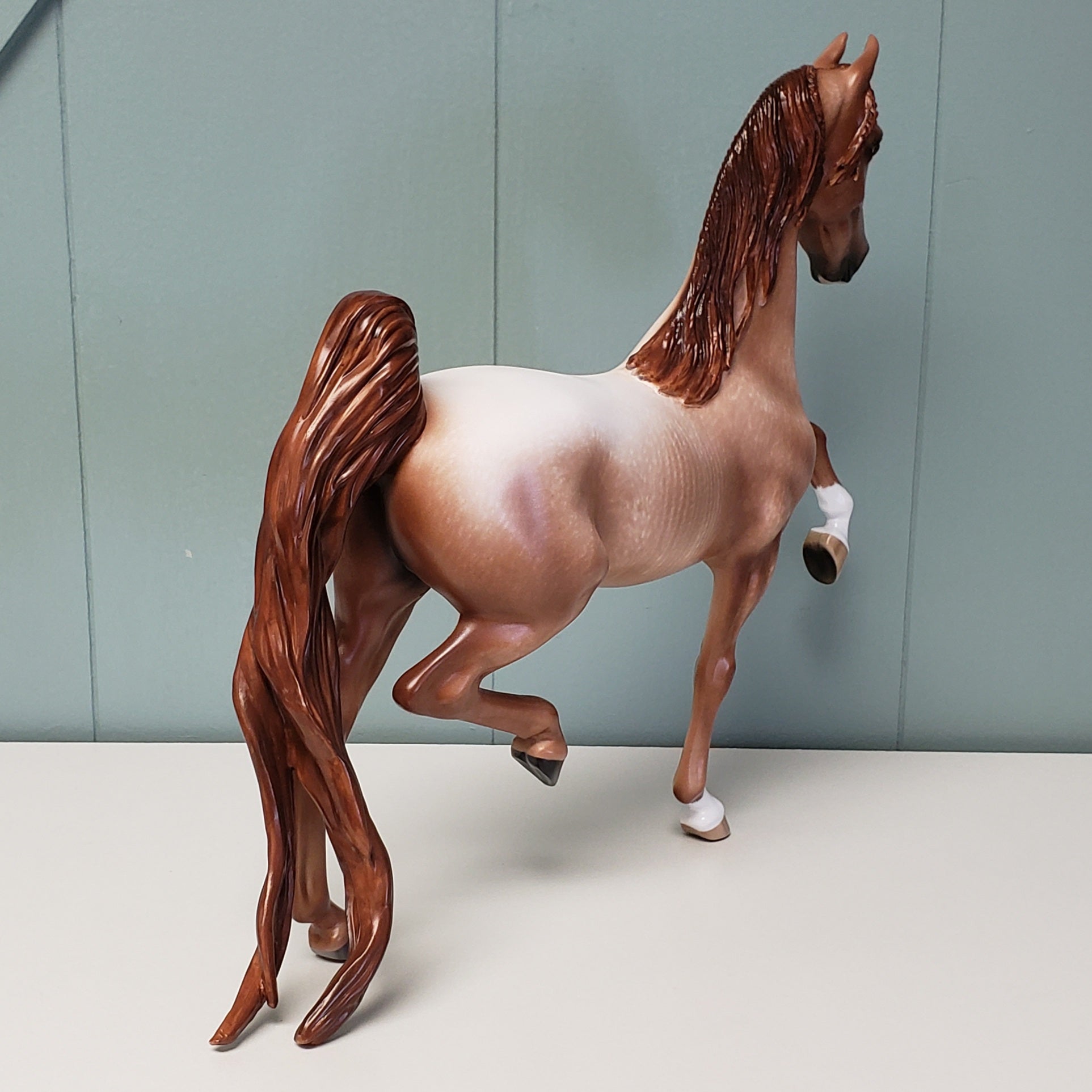 Goldkenn OOAK Roan Custom Saddlebred by Sheryl Leisure - Best Offer 4/23/24