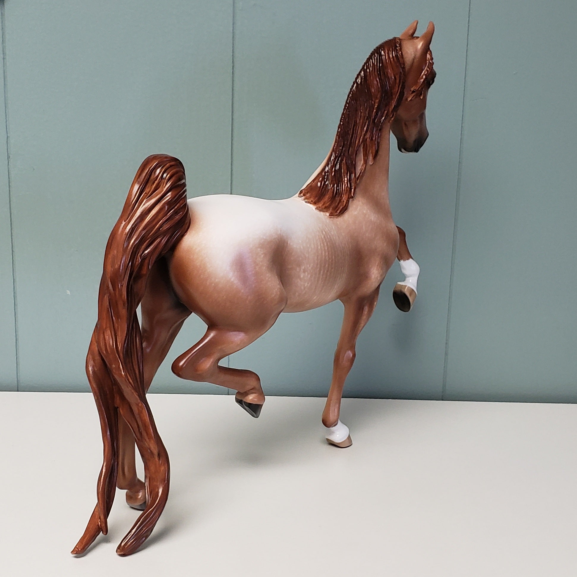 Goldkenn OOAK Roan Custom Saddlebred by Sheryl Leisure - Best Offer 4/23/24