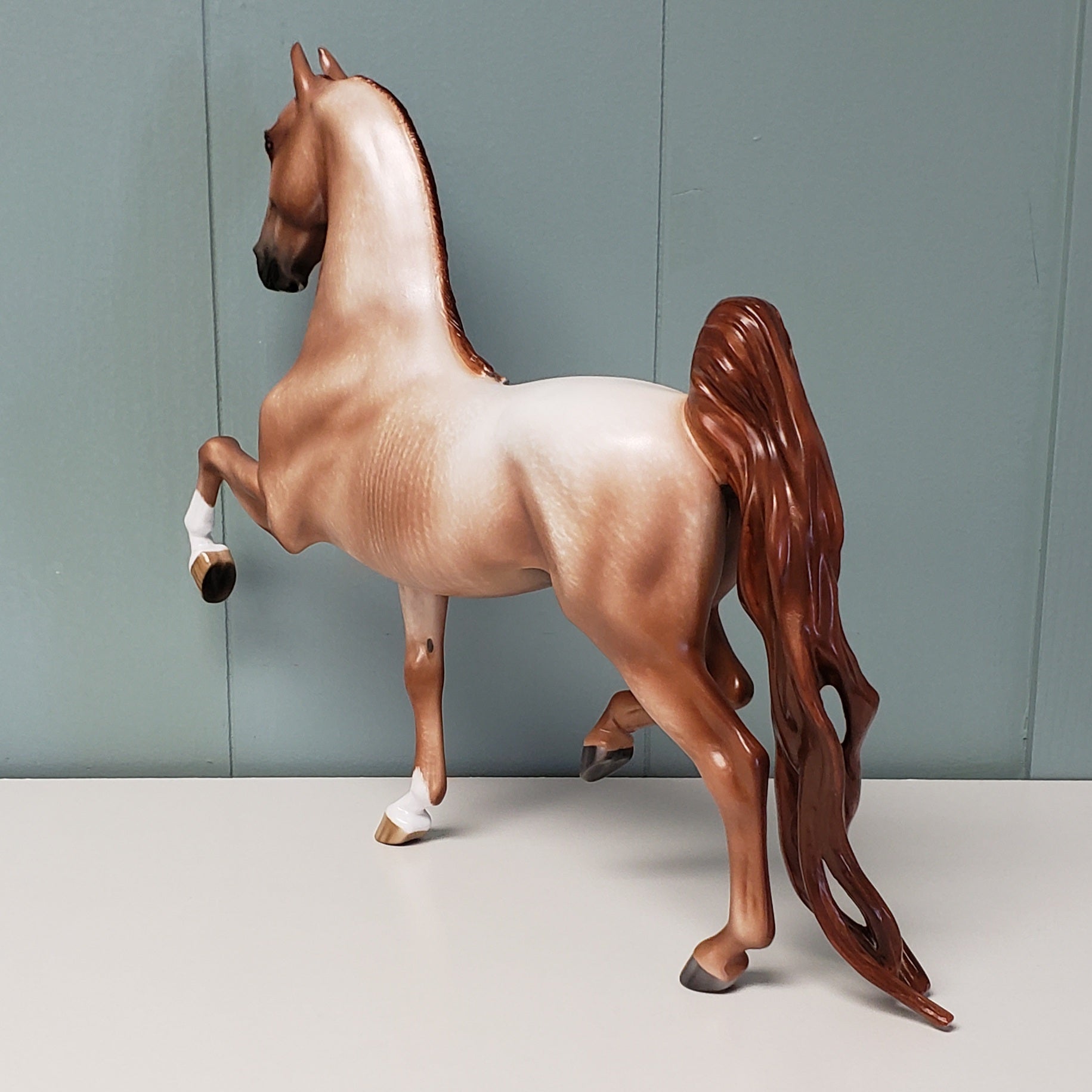 Goldkenn OOAK Roan Custom Saddlebred by Sheryl Leisure - Best Offer 4/23/24