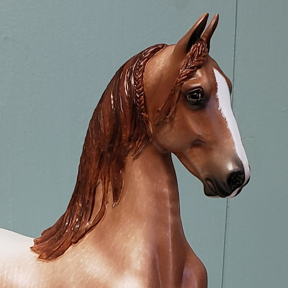 Goldkenn OOAK Roan Custom Saddlebred by Sheryl Leisure - Best Offer 4/23/24