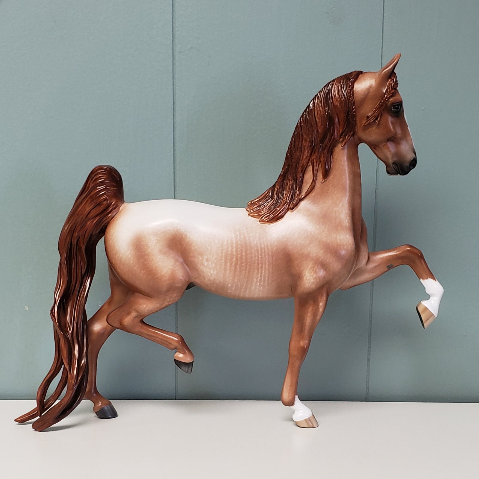 Goldkenn OOAK Roan Custom Saddlebred by Sheryl Leisure - Best Offer 4/23/24