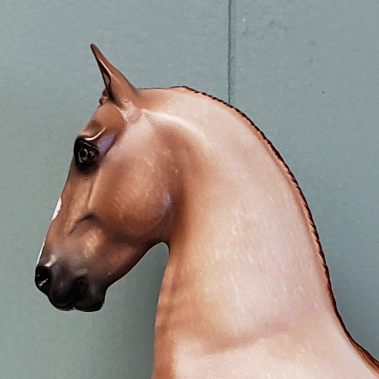 Goldkenn OOAK Roan Custom Saddlebred by Sheryl Leisure - Best Offer 4/23/24