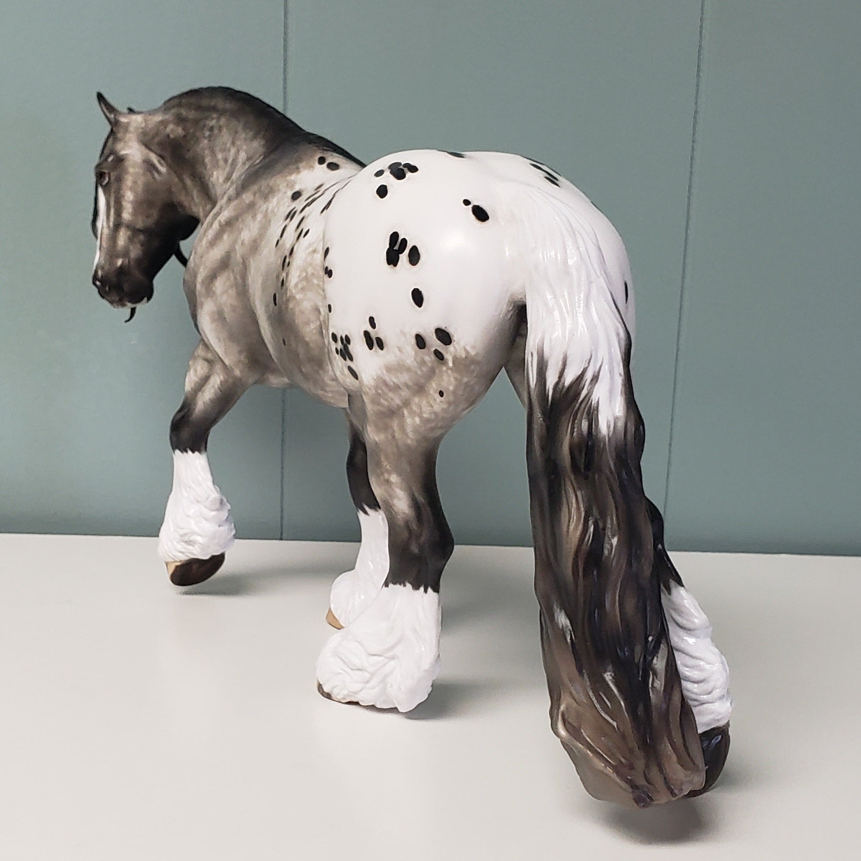 Pure Love OOAK Black Appaloosa Custom Irish Cob By Sheryl Leisure Best Offers 4/30/24