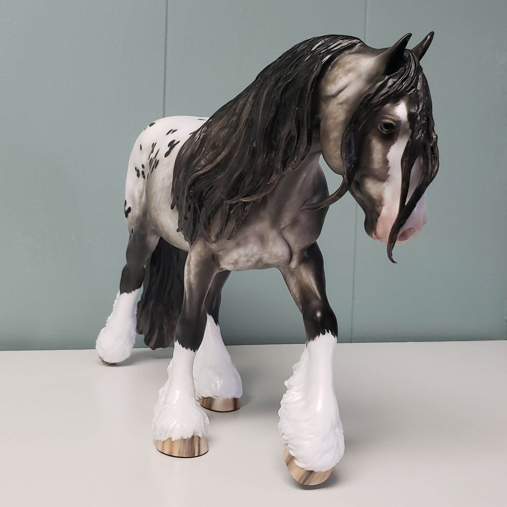 Pure Love OOAK Black Appaloosa Custom Irish Cob By Sheryl Leisure Best Offers 4/30/24