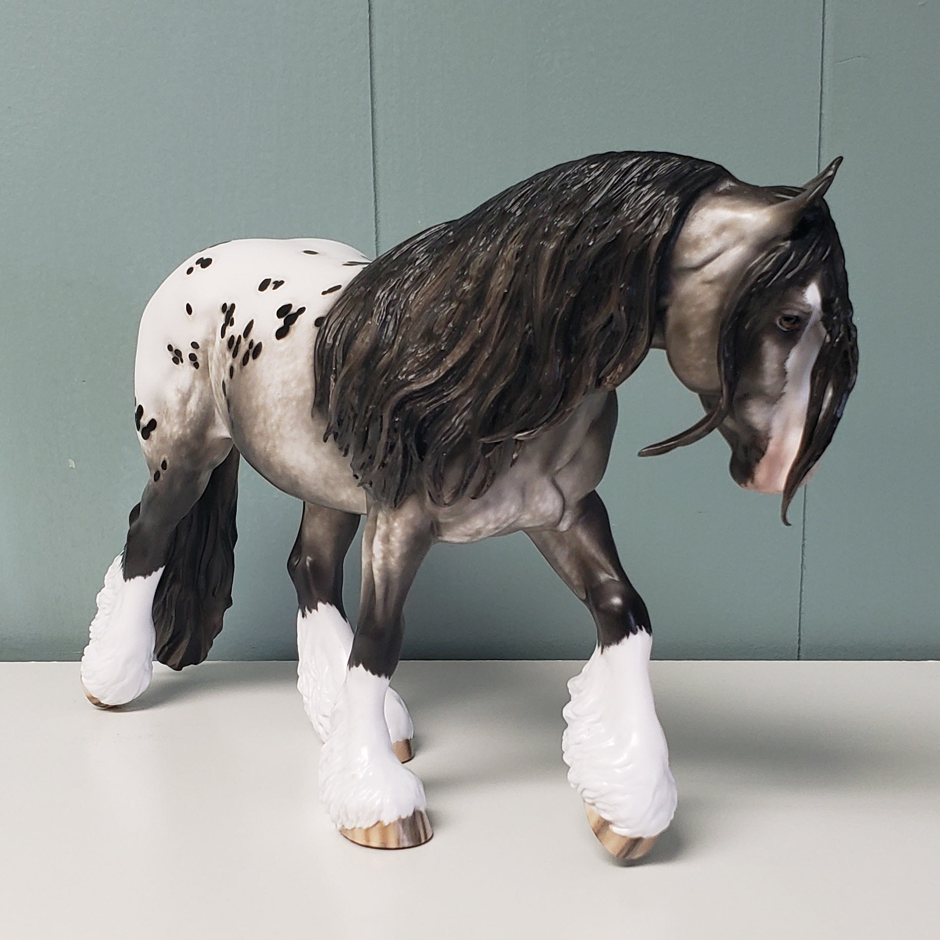 Pure Love OOAK Black Appaloosa Custom Irish Cob By Sheryl Leisure Best Offers 4/30/24