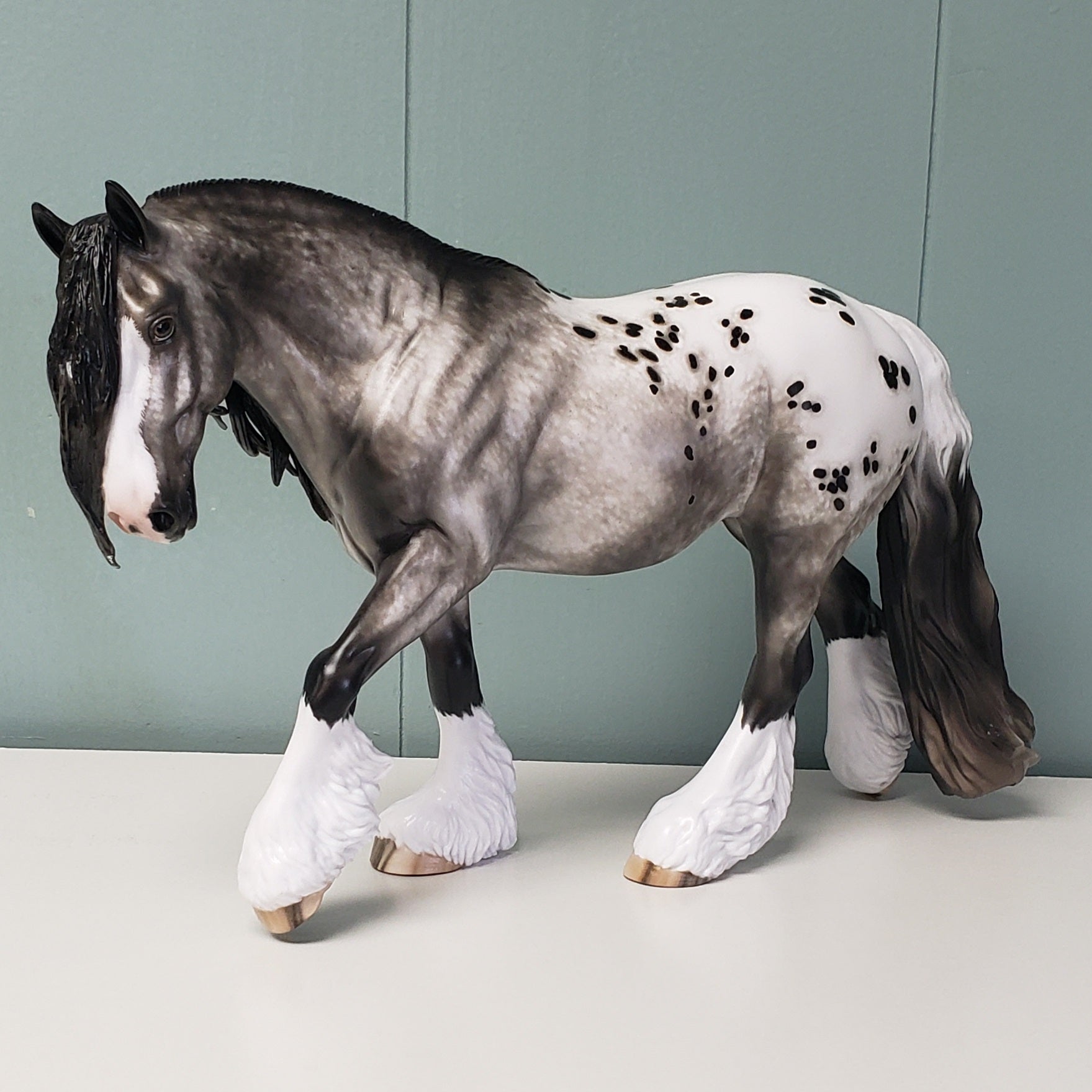 Pure Love OOAK Black Appaloosa Custom Irish Cob By Sheryl Leisure Best Offers 4/30/24