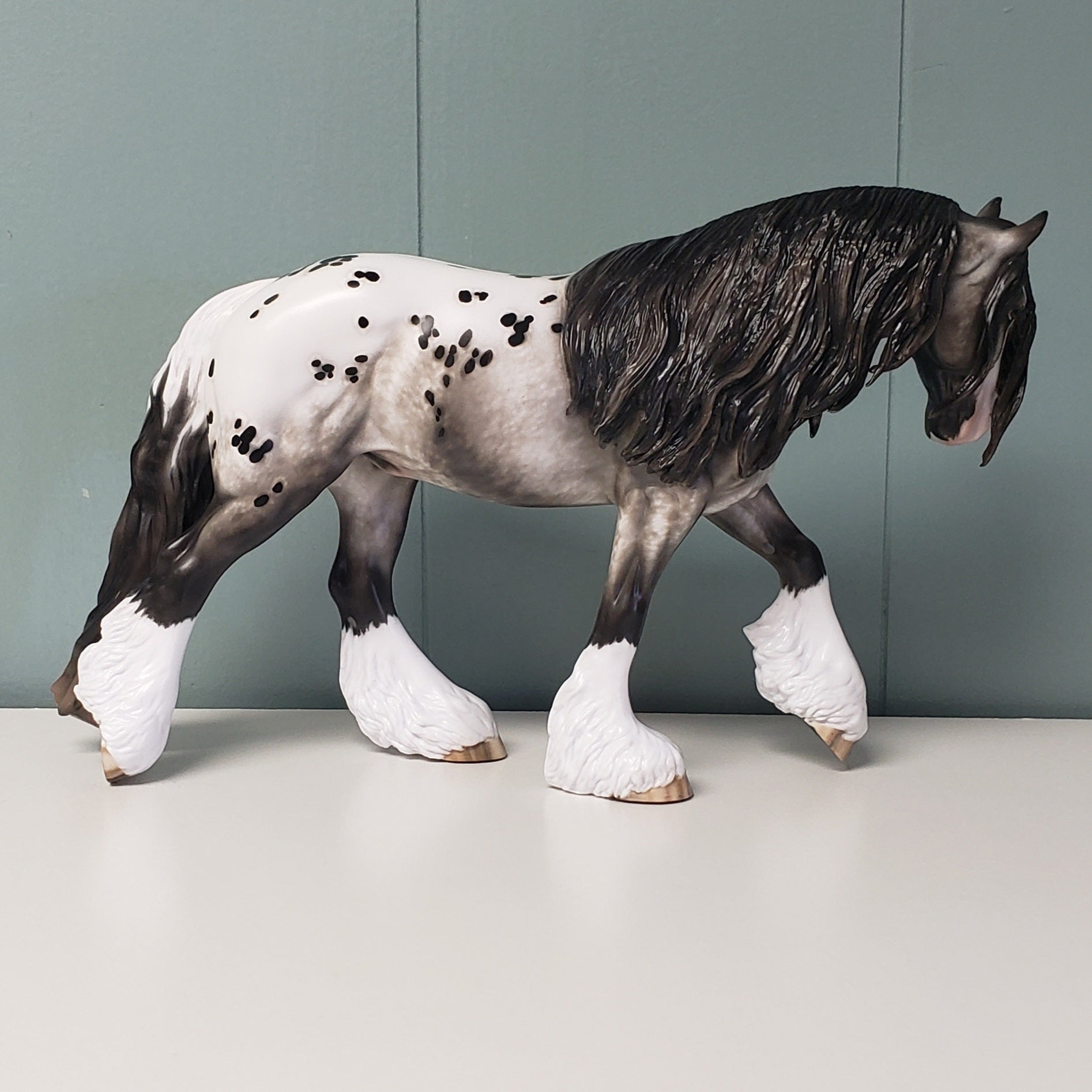 Pure Love OOAK Black Appaloosa Custom Irish Cob By Sheryl Leisure Best Offers 4/30/24