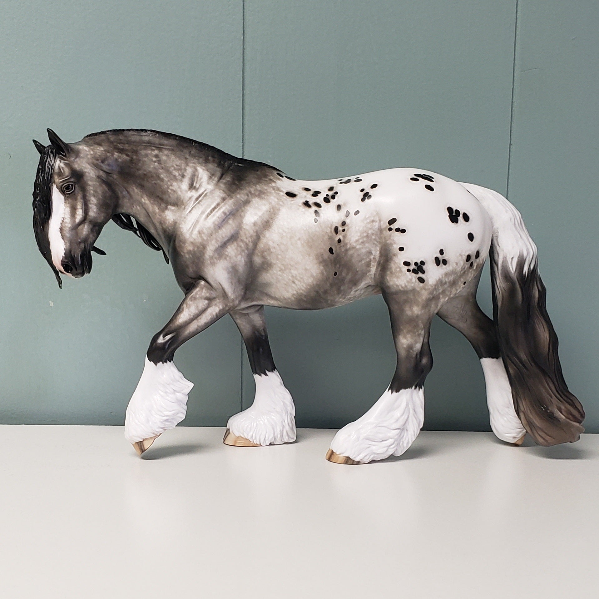 Pure Love OOAK Black Appaloosa Custom Irish Cob By Sheryl Leisure Best Offers 4/30/24
