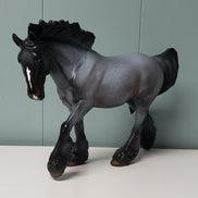 Blank Slate OOAK Reverse Dappled Blue Roan Custom Irish Cob By Jess Hamill - SS524 May End of Month Sale