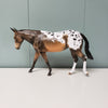 Opportunity Knocking OOAK Bay Appaloosa Pebble Mule By Dawn Quick - SHCF24