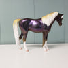 Golden Chaos OOAK Colorshift with Gold Highlights Deco Pebble Arabian By Ellen Robbins - SHCF24