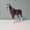 Golden Chaos OOAK Colorshift with Gold Highlights Deco Pebble Arabian By Ellen Robbins - SHCF24