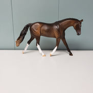 Bravo OOAK Dappled Bay Pebble Warmblood By Dawn Quick - SHCF24