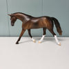 Bravo OOAK Dappled Bay Pebble Warmblood By Dawn Quick - SHCF24