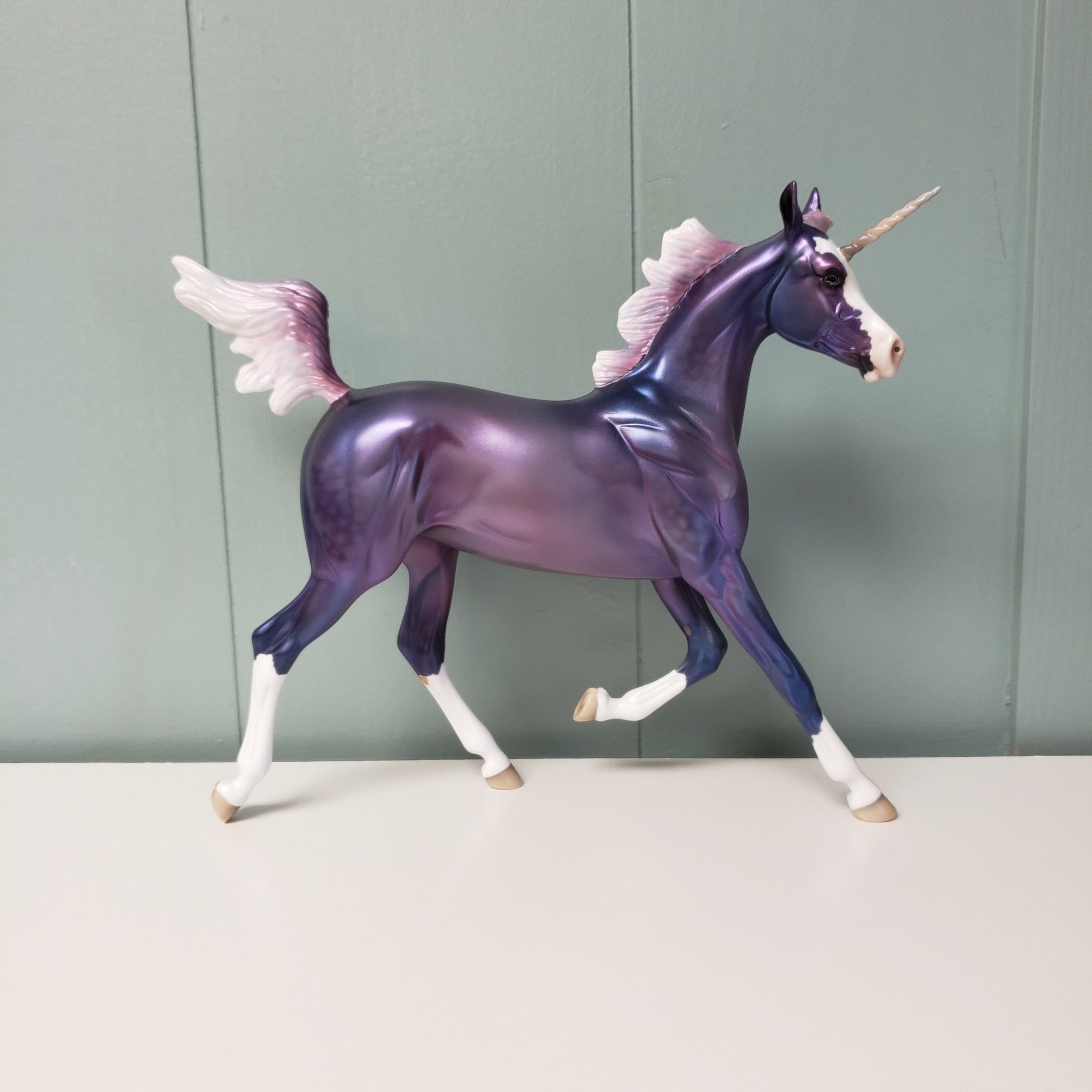 But A Dream OOAK Deco Colorshift Arabian Yearling Unicorn By Ellen Robbins - SHCF24