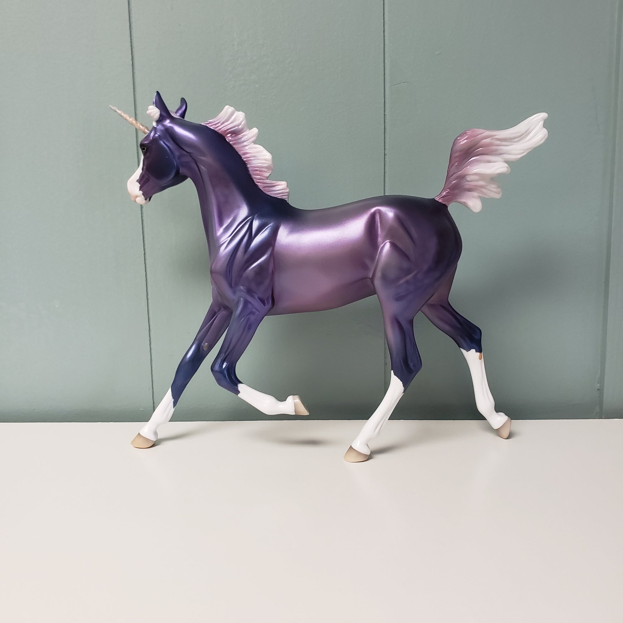 But A Dream OOAK Deco Colorshift Arabian Yearling Unicorn By Ellen Robbins - SHCF24