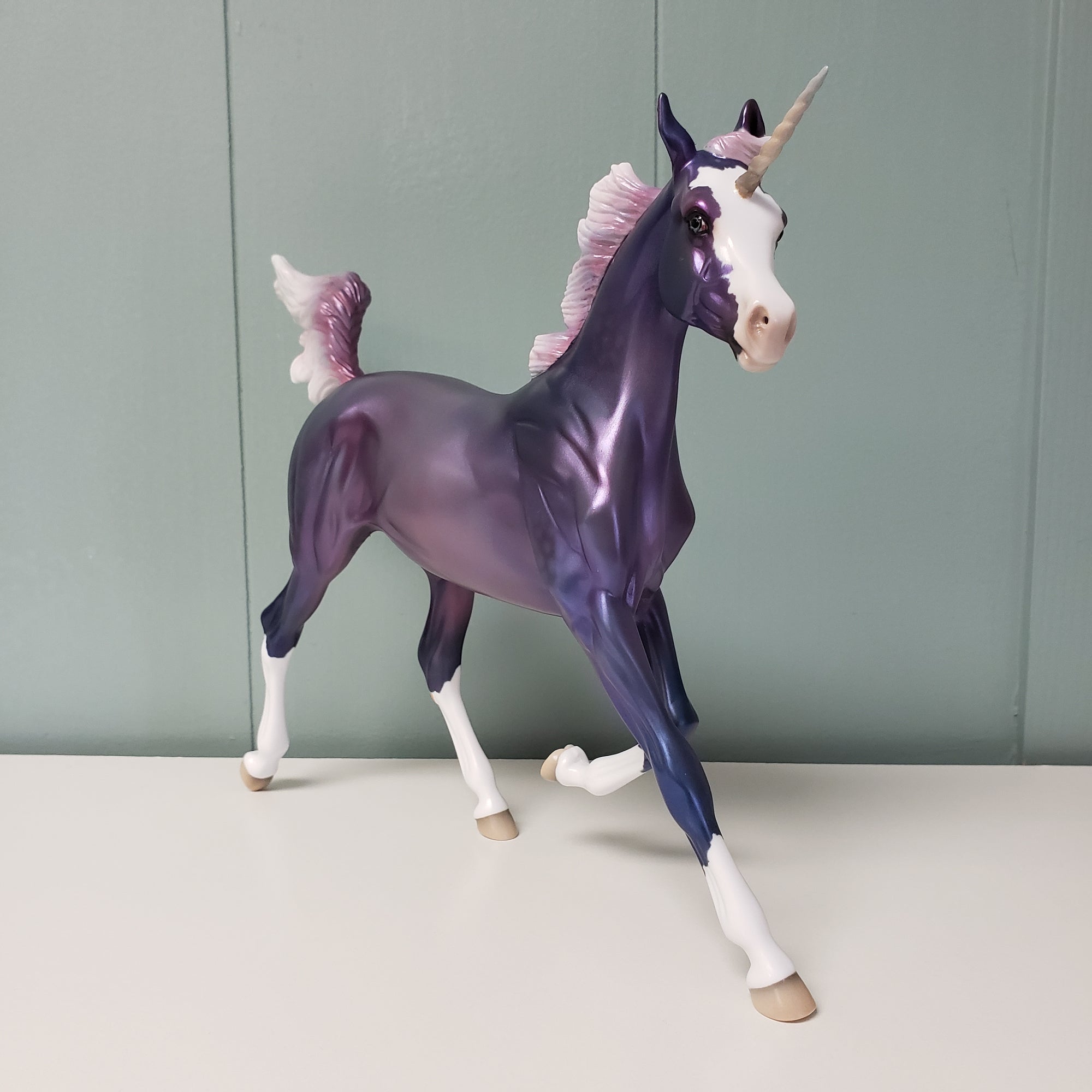 But A Dream OOAK Deco Colorshift Arabian Yearling Unicorn By Ellen Robbins - SHCF24