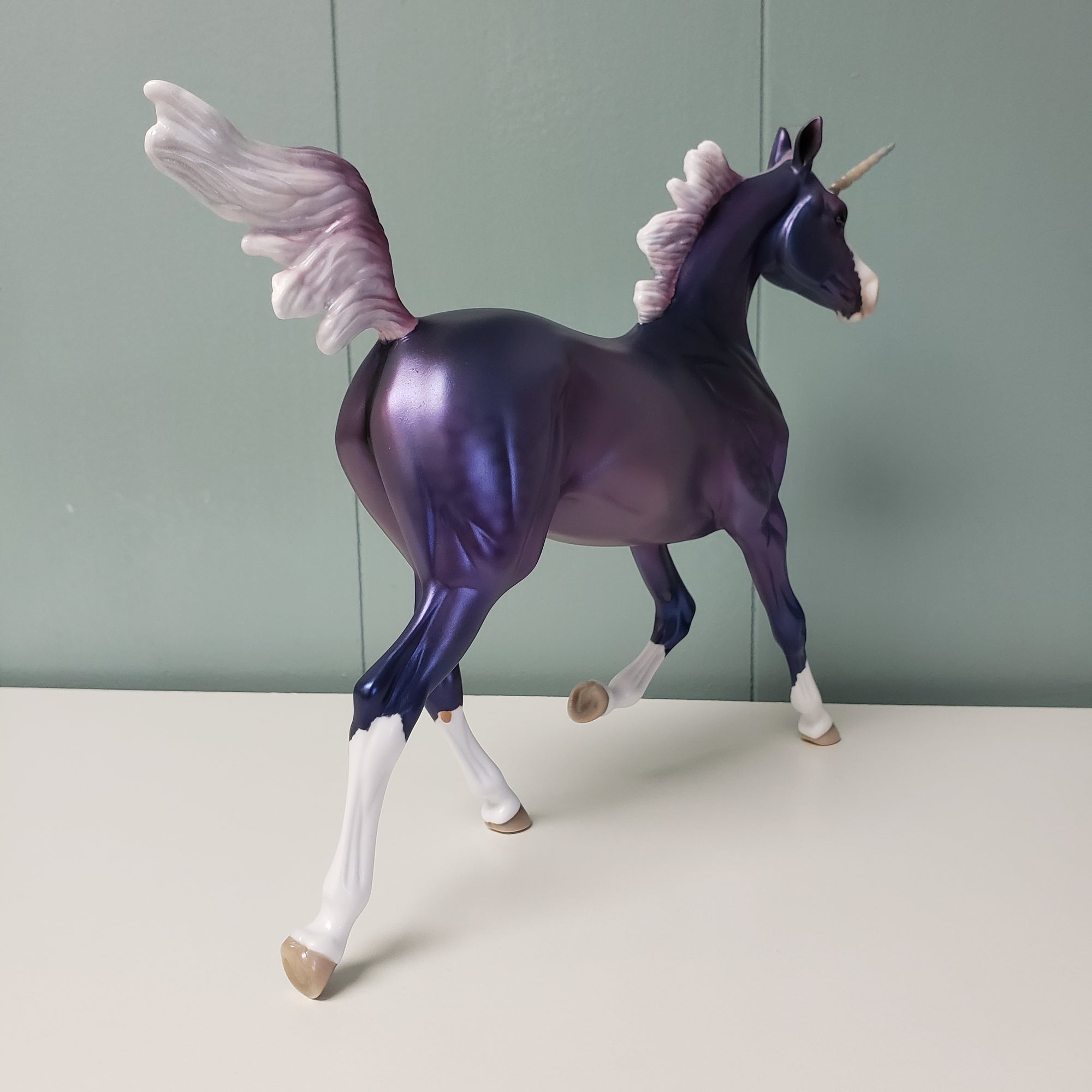 But A Dream OOAK Deco Colorshift Arabian Yearling Unicorn By Ellen Robbins - SHCF24
