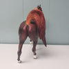 Priorities OOAK Dappled Liver Chestnut Custom Arab Mare By Julie Keim - SHCF24