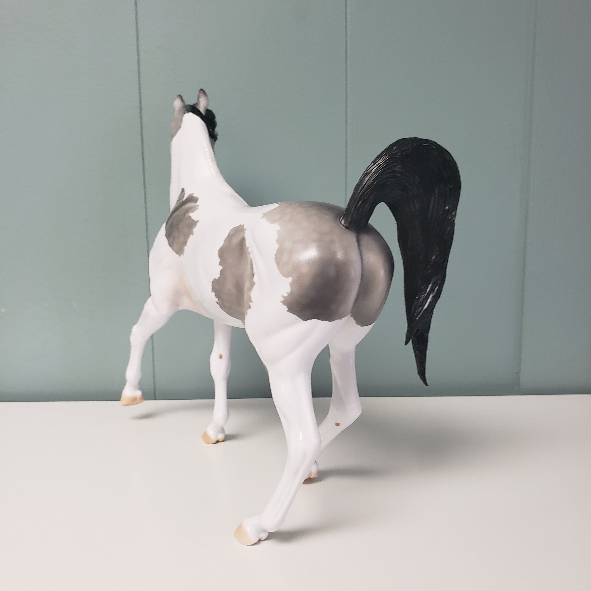 Originality OOAK Dappled Grey Tobiano Arab Mare By Dawn Quick - SHCF24