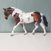 Confidence OOAK Bay Tobiano With Cat Tracks Custom Irish Draft By Dawn Quick - SHCF24