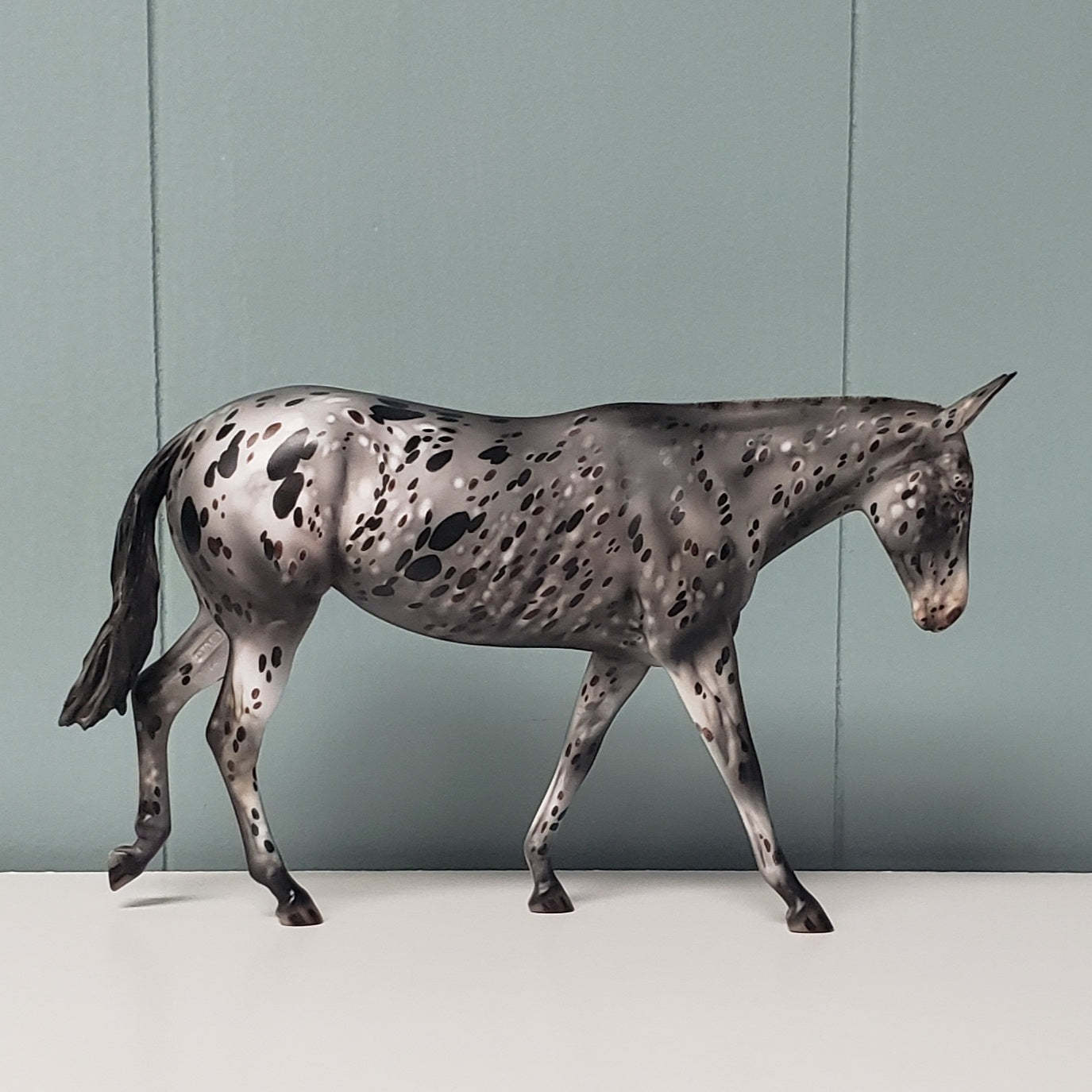 Karma OOAK Black Appaloosa Pebble Mule by Julie Keim - Best Offer 5/7/24